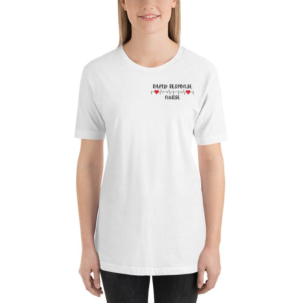 Rapid response nurse shirt unisex bella canvas 3001 t shirt etsy uk
