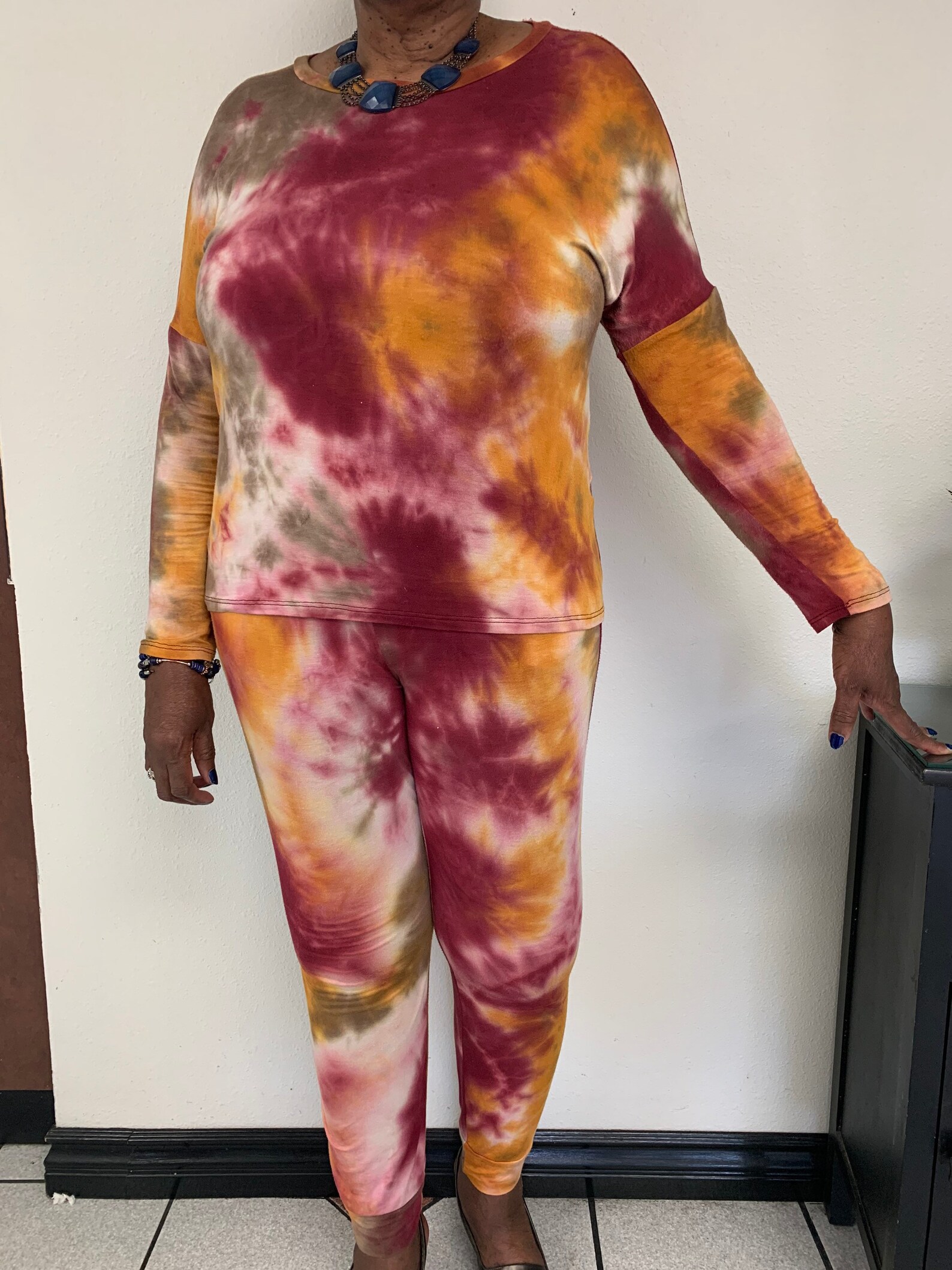 tie dye track suit