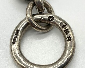 Travis Walker Double Cross 1999 Large 7 Skull Bracelet Sterling