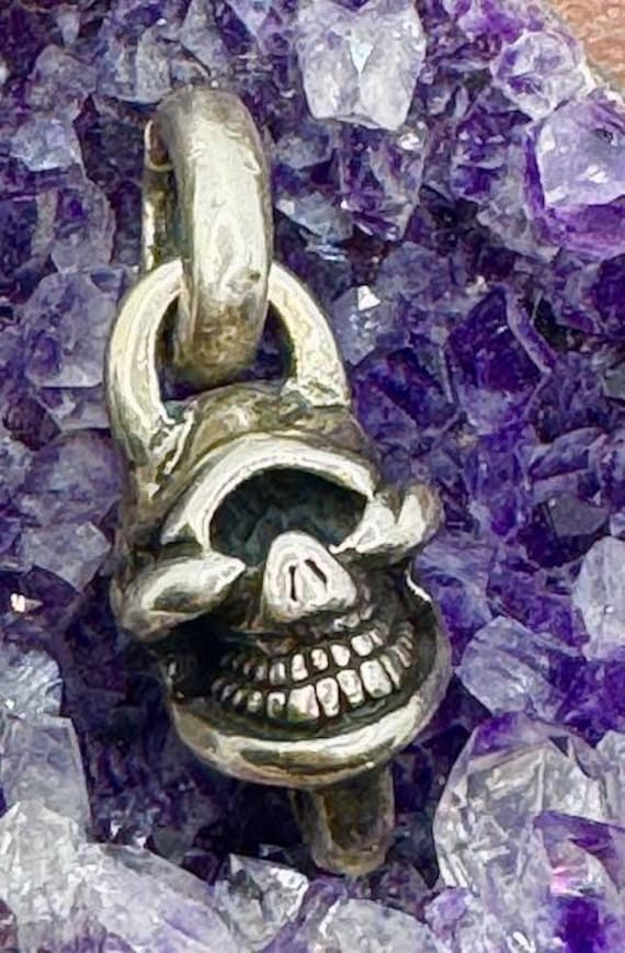 Stoplight Starlingear Vintage Japanese One Eyed Skull .925 Silver 