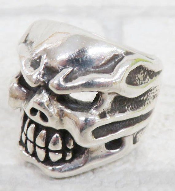 TRAVIS WALKER Med Chomp Skull Ring W/pouch & Authenticity Cards - Etsy