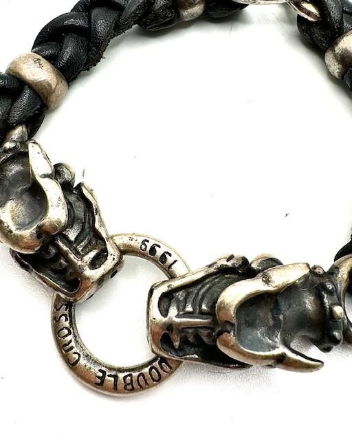 Travis Walker Double Cross 1999 Leather 925 Silver Gargoyle