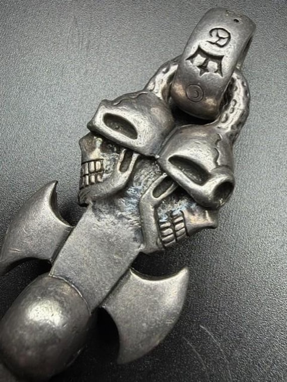 GABORATORY Gabor Pendant Triple Skull Dagger - Gem