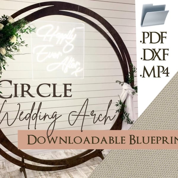 Wedding Circle Arch Etsy