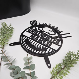 Personalisiertes Grill Schild Grillmeister BBQ Outdoorküche Dekoration Grillen Bild 5