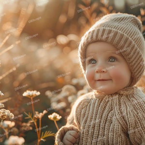 Summer Sunset Wildflower Field digital Background Face insert Soft Focus, Fine Art portrait digital backdrop composite, Photography overlay