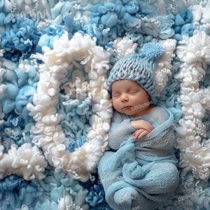 Newborn Composite Photo Prop Love Message Digital Backdrop Overhead View, Digital Backdrop, Newborn Prop, Newborn Photography,