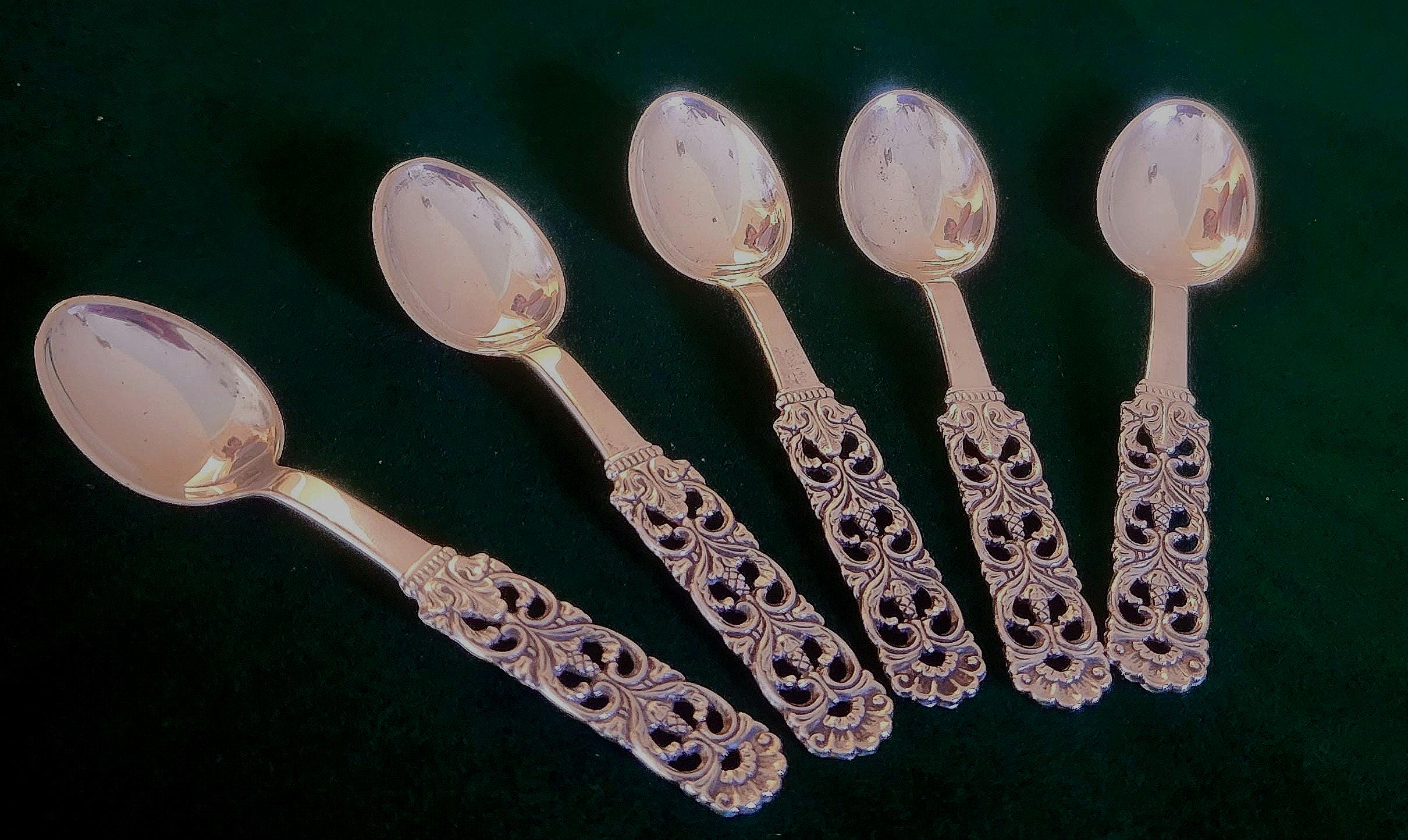 Norwegian Silver Teaspoons - Etsy