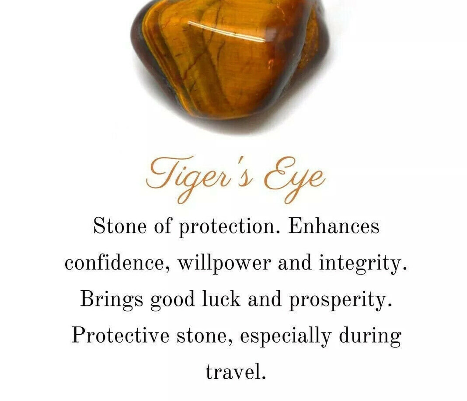 Tiger Eye Protection Good Luck Prosperity Will Power Bracelet Etsy