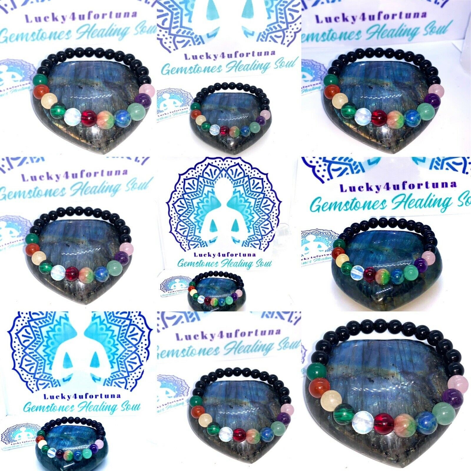 Twin Flame Bracelet Protect Union While Apart From Her/Him Sz Etsy