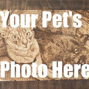 Pet Portraits -Custom/Personalized Wood Burning Pyrography
