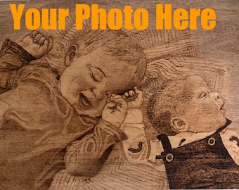 People Portraits-Custom/Personalized Wood Burning Pyrography