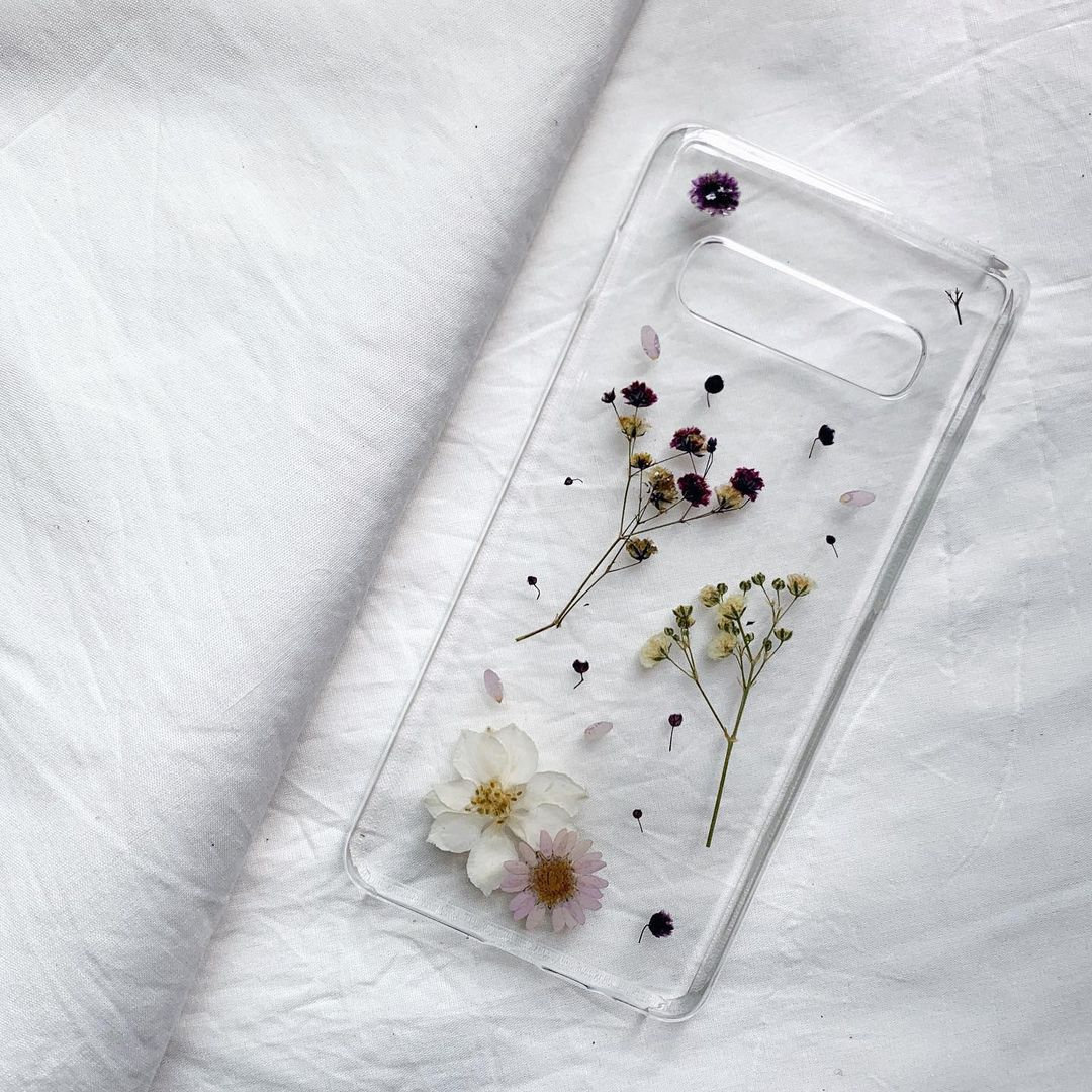 Dried flower Phone case floral resin phone case iPhone Etsy