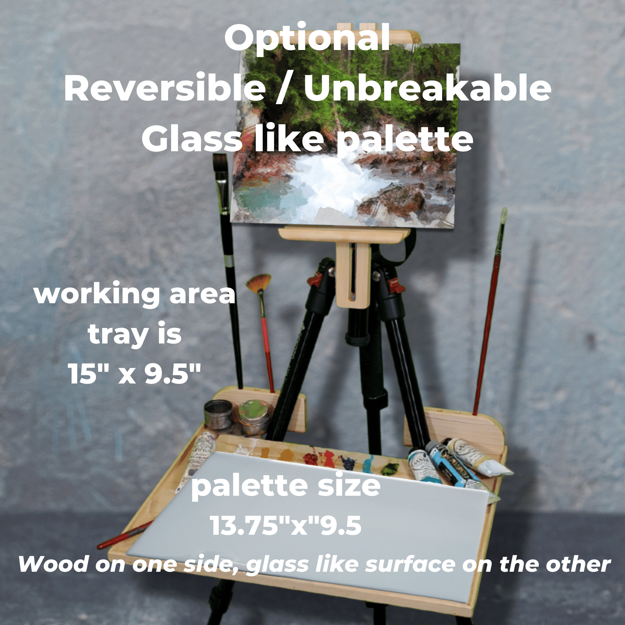 Plein Air Paint Set. Rotating Easelindoor /outdoor Painting Etsy