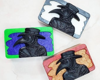 Plague Doctor Soap. Decorative Plague Doctor Shaped Soap. Gothic Soap. Souvenir Soap. Vegan Soap. Unique Soap. Unique Gift. Artisan Soap
