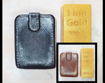 Wallet and Gold Bar Soap Set. Decorative Soap Set. Souvenir Soap. Glycerine Soap. Handcrafted Unique Soap. Unique Gift. Artisan Soap.