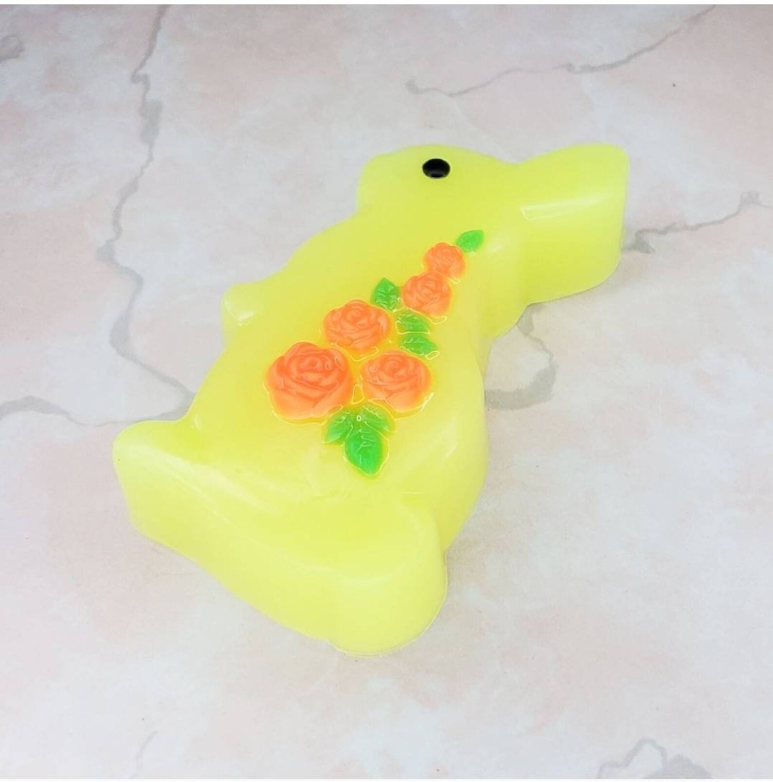 Soaping Rabbit Bunny Soap. Rabbit Soap. Decorative Bunny With Roses Shaped Soap ...