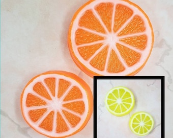 Citrus Soap Set. Decorative Orange and Lemon Soap. Souvenir Soap. Vegan Soap. Glycerine Soap. Handcrafted Unique Soap. Unique Gift. Artisan