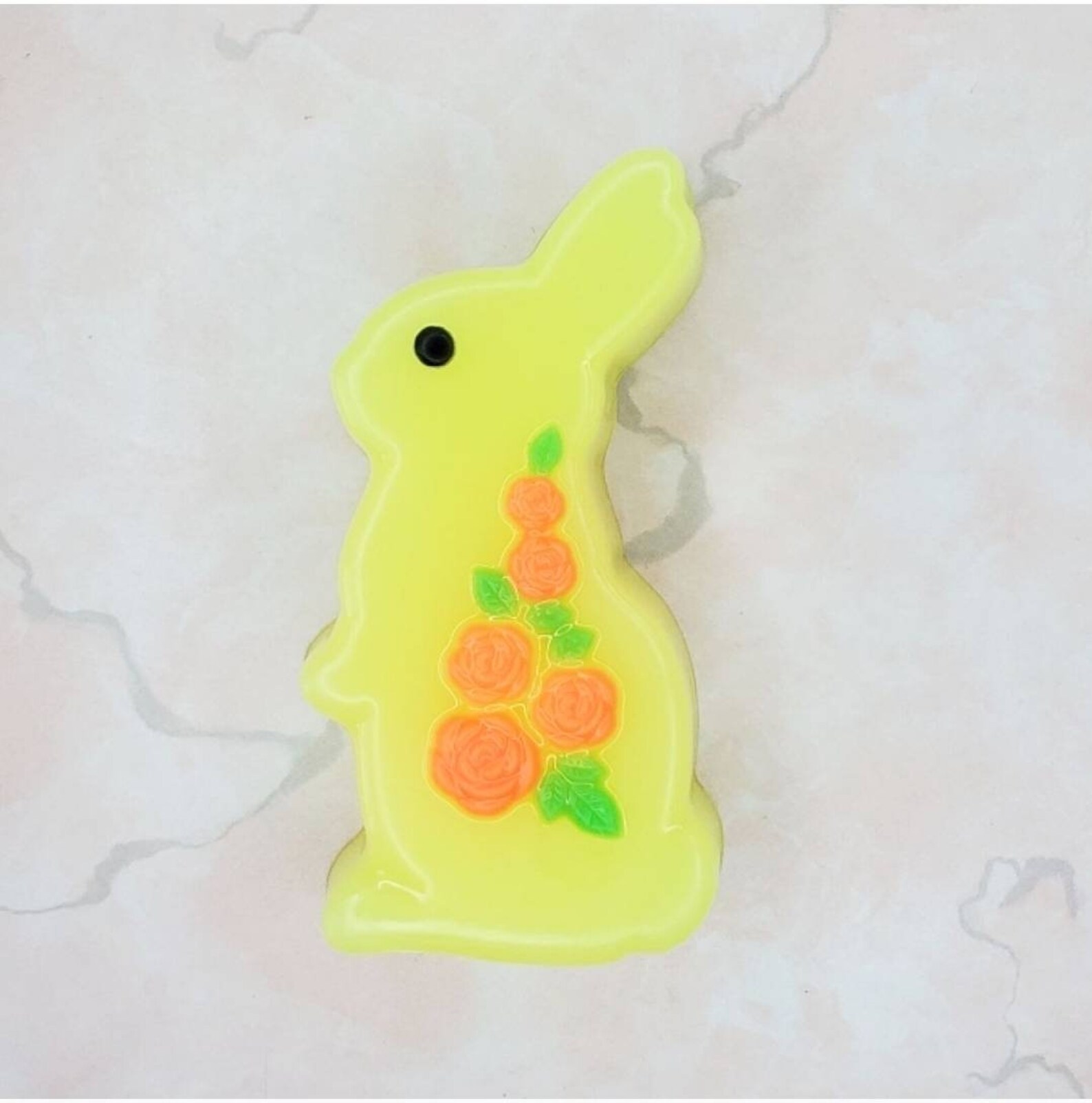 Soaping Rabbit Bunny Soap. Rabbit Soap. Decorative Bunny With Roses Shaped Soap ...