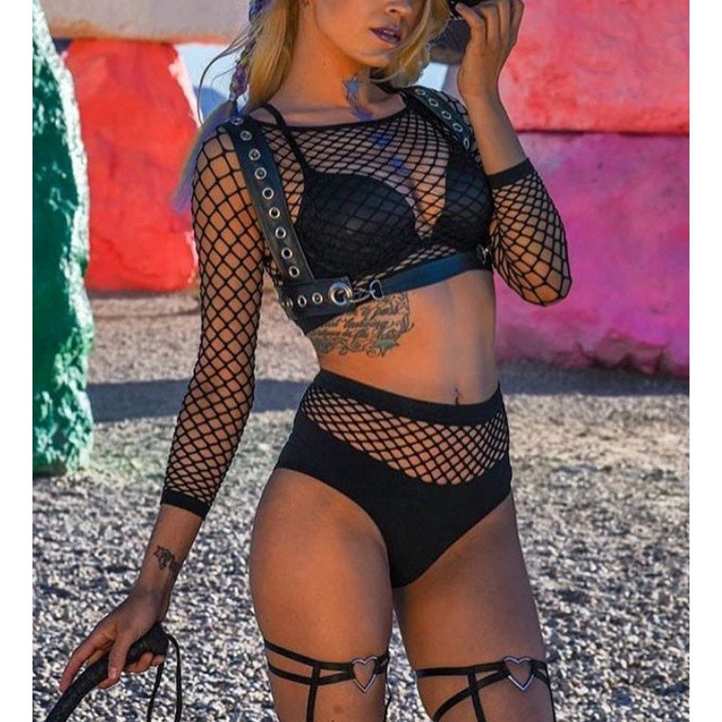 2 Piece set rave set music festival wear rave Etsy