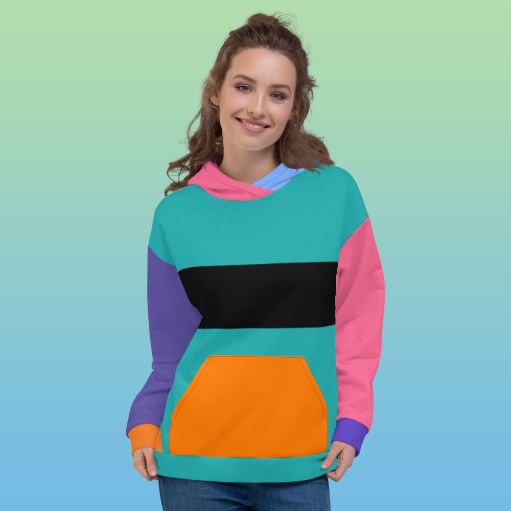 【1993studio】24FW★ Vintage Block Peach Sweatshirt Vintage Melba Izubird Sweatshirt