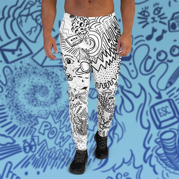 Doodle Streetwear Men's Jogger Pants | Streetwear Street Fashion
