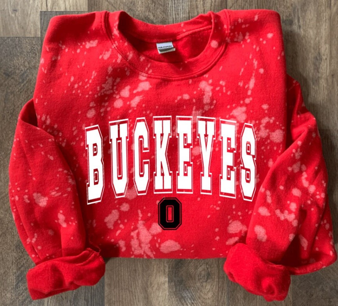 Ohio State Crew Neck Sweatshirt, Buckeye Pullover - Etsy