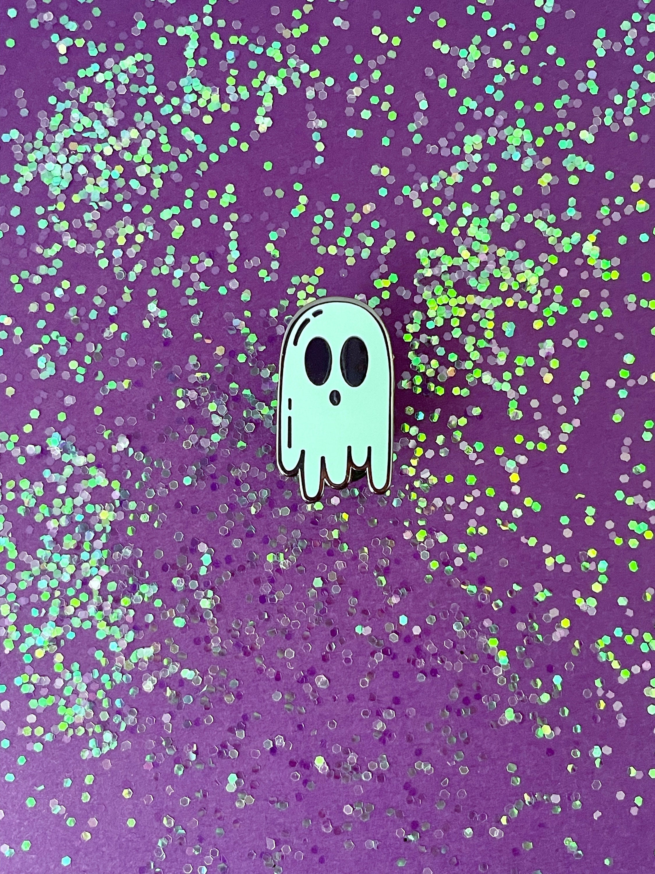 Dead Cute - Sweetheart Enamel Pin - Purple – Spooky Box Club