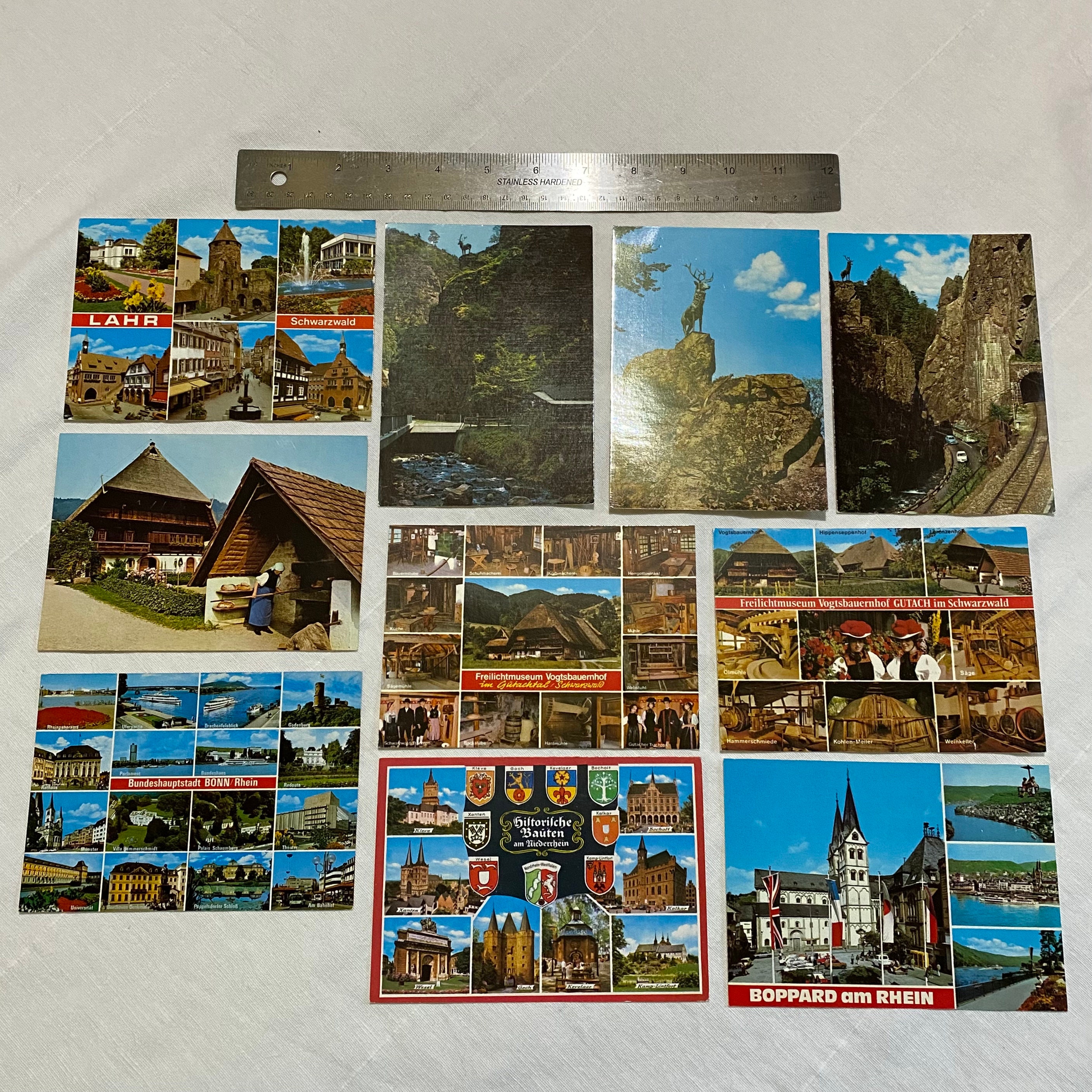 45 Vintage German Postcards Assorted Scenes From 1970's80's Germany
