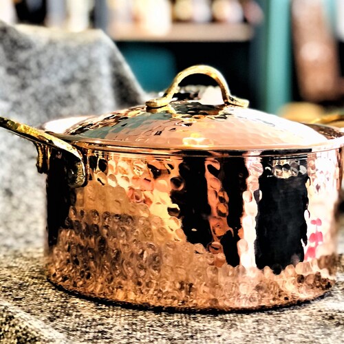 Vintage Copper Pot Handmade Copper Pot Copper Cookware. Etsy
