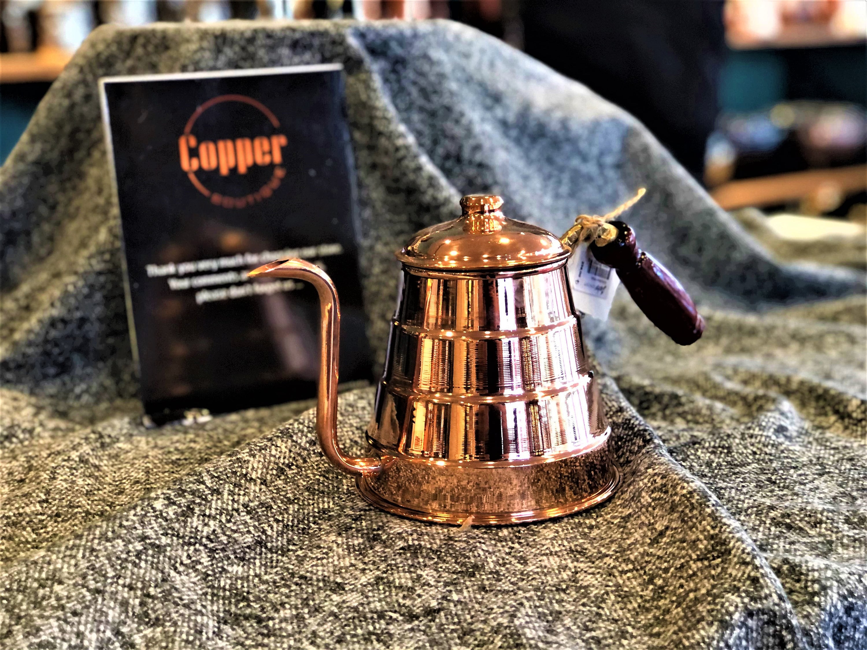 Copper Coffe Kettle Handmade Copper Kettle Copper Coffe Pot Etsy