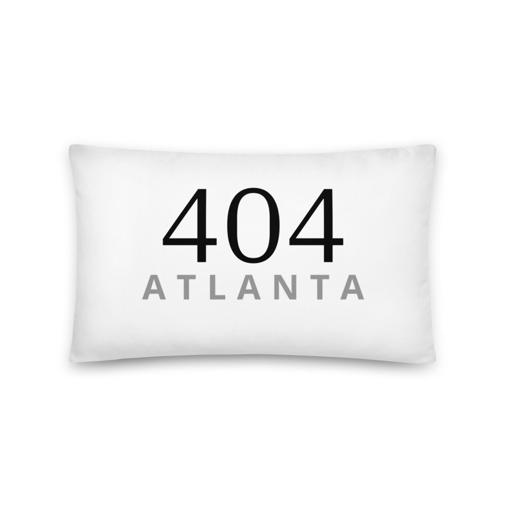 404 Atlanta Premium Accent Pillow Etsy UK