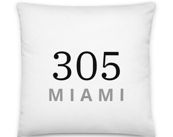 305 Miami Premium Accent Pillow