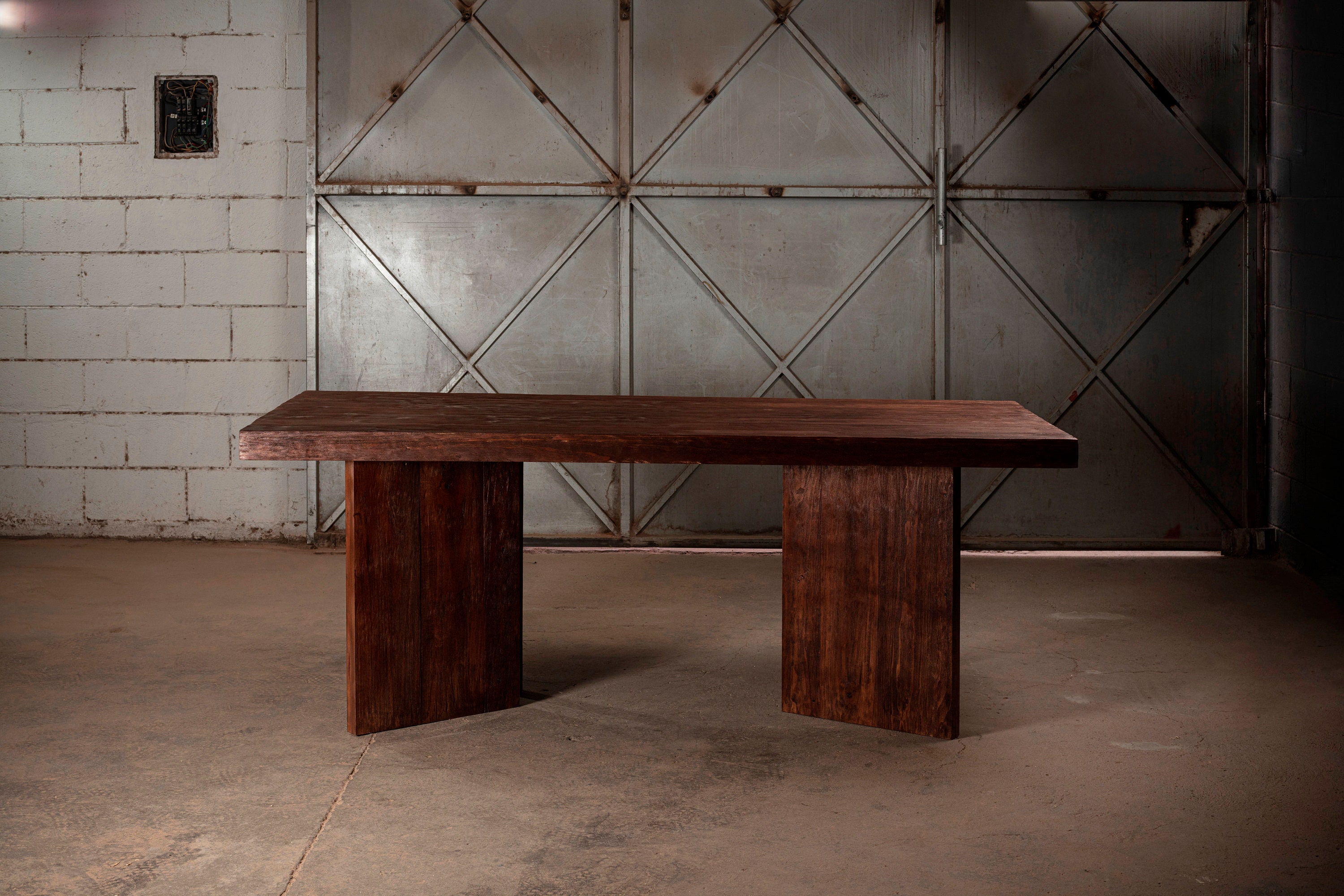 Dining Table Solid Oak Mid Century Contemporary Vintage Walnut - Etsy