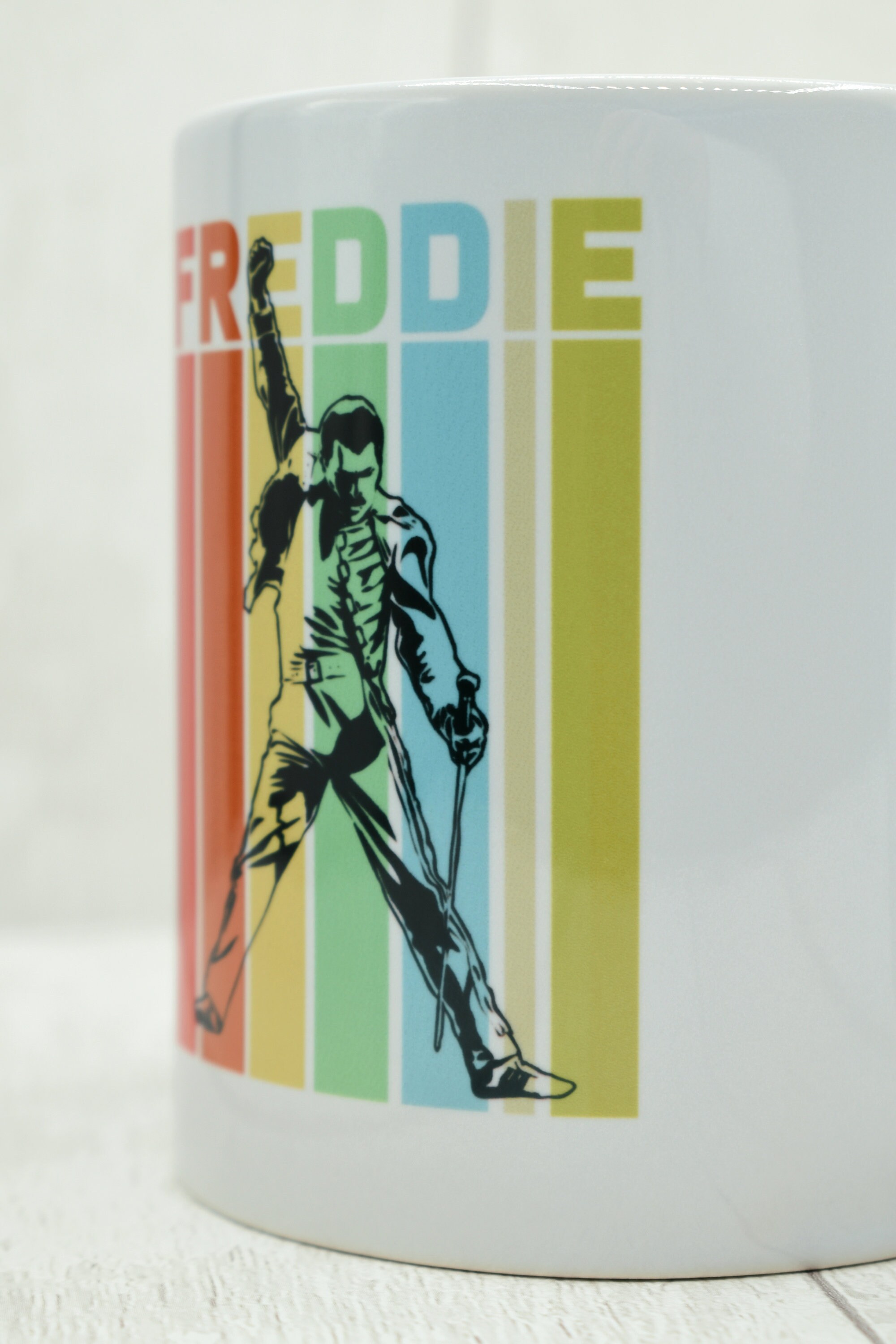 Discover Freddie Mercury Rainbow Mug Coffee Mug Freddie Mercury Mug