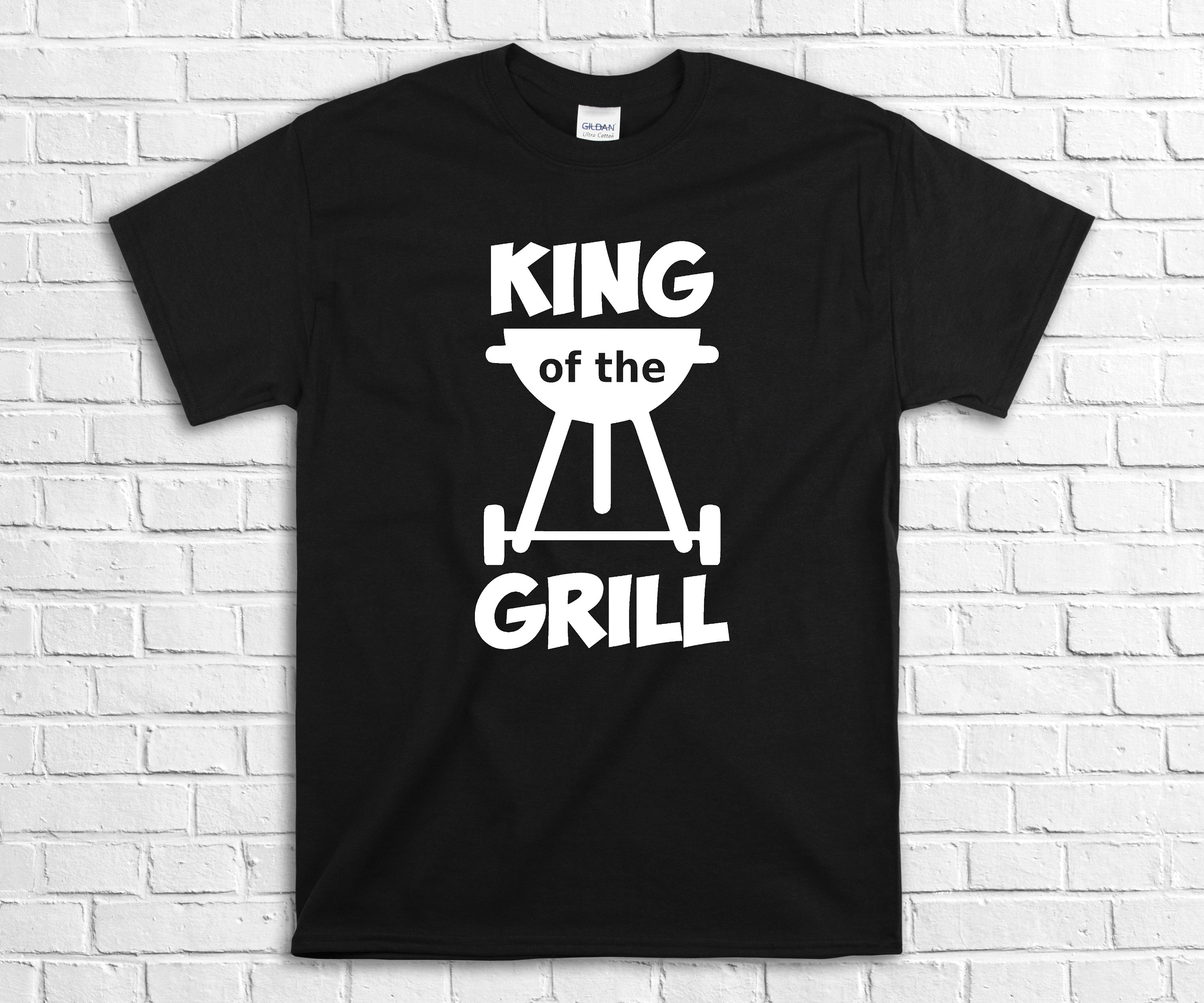King of the Grill Tshirt Gift for Dad Grilling Gifts Funny Etsy UK