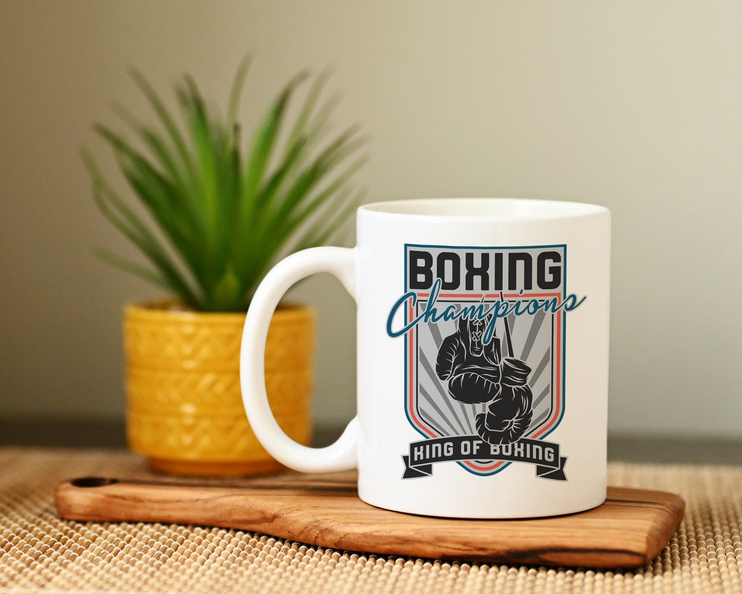 Boxing Coffee Mug, King of Boxing, Boxing Champion, Gift for Boxer