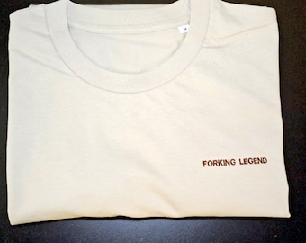 Custom Text Embroidered T Shirt, Minimal Personalised Unisex Tee, Personalised Text T Shirt, Embroidered Custom Tee