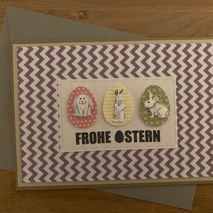 Osterkarte, Frohe Ostern, Ostergrüße