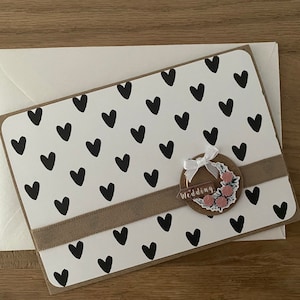 Hochzeitskarte, Glückwünsche zur Hochzeit