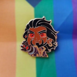 WOWspired Wrathion Bust Pin