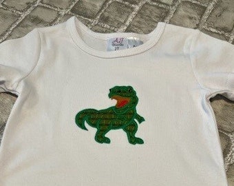 Short Sleeve Short Legs Dinosaur Romper