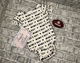 Mama&#39;s Boy Baby Bodysuit