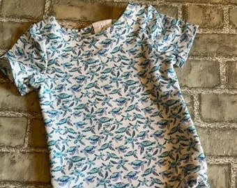 Sea Turtle Bodysuit - Short Sleeve or Long Sleeve Bodysuit