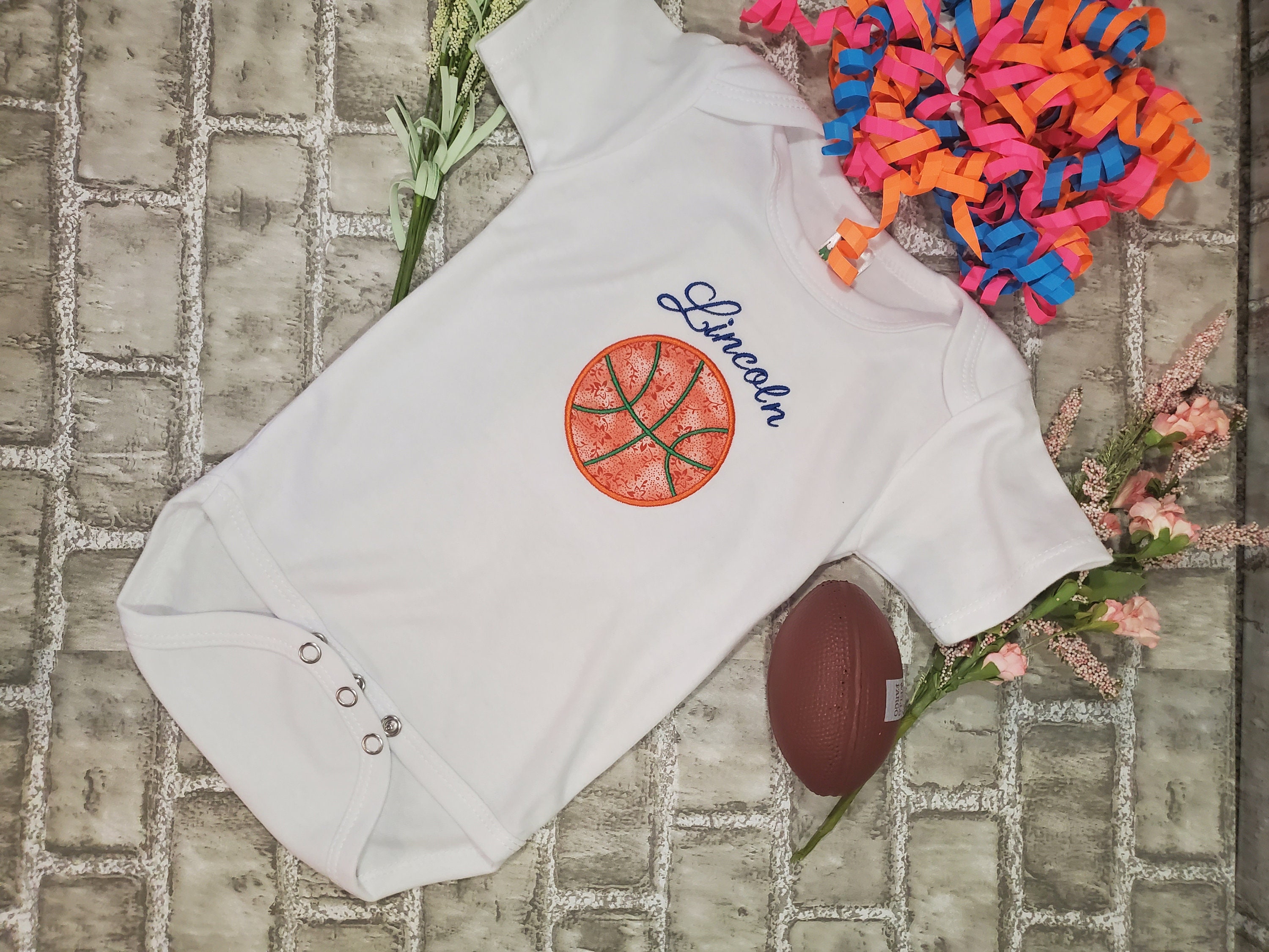 Personalized Basketball Onesie
