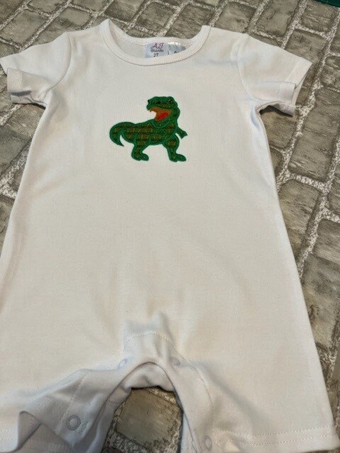 Marble T-Rex Romper main image 0