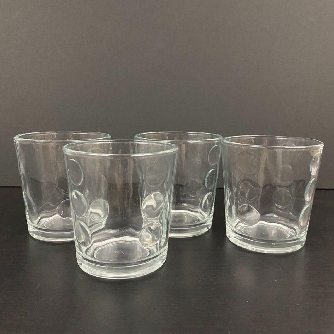 Libbey Urban Clear Dot Old Fashioned Tumblers Etsy