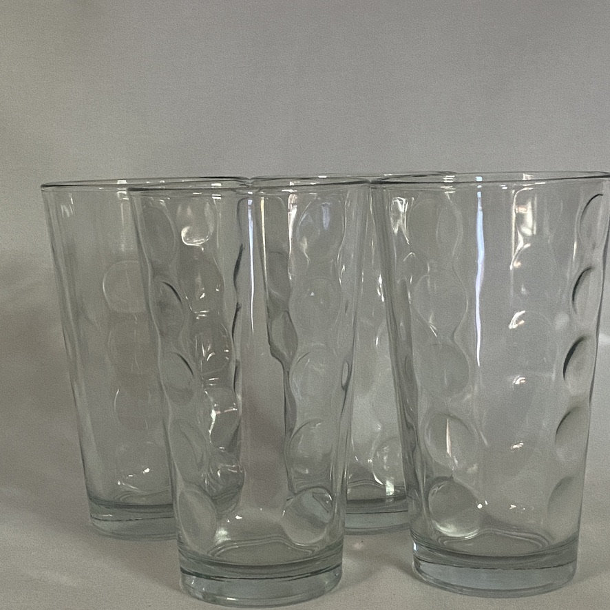 Libbey Urban Dot Clear Tumblers Set of 4 Etsy