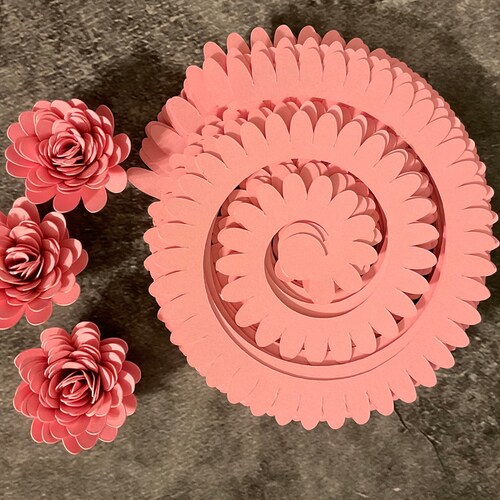 Precut Paper Flowers Unrolled Paper Flowers Paper Roses for Etsy