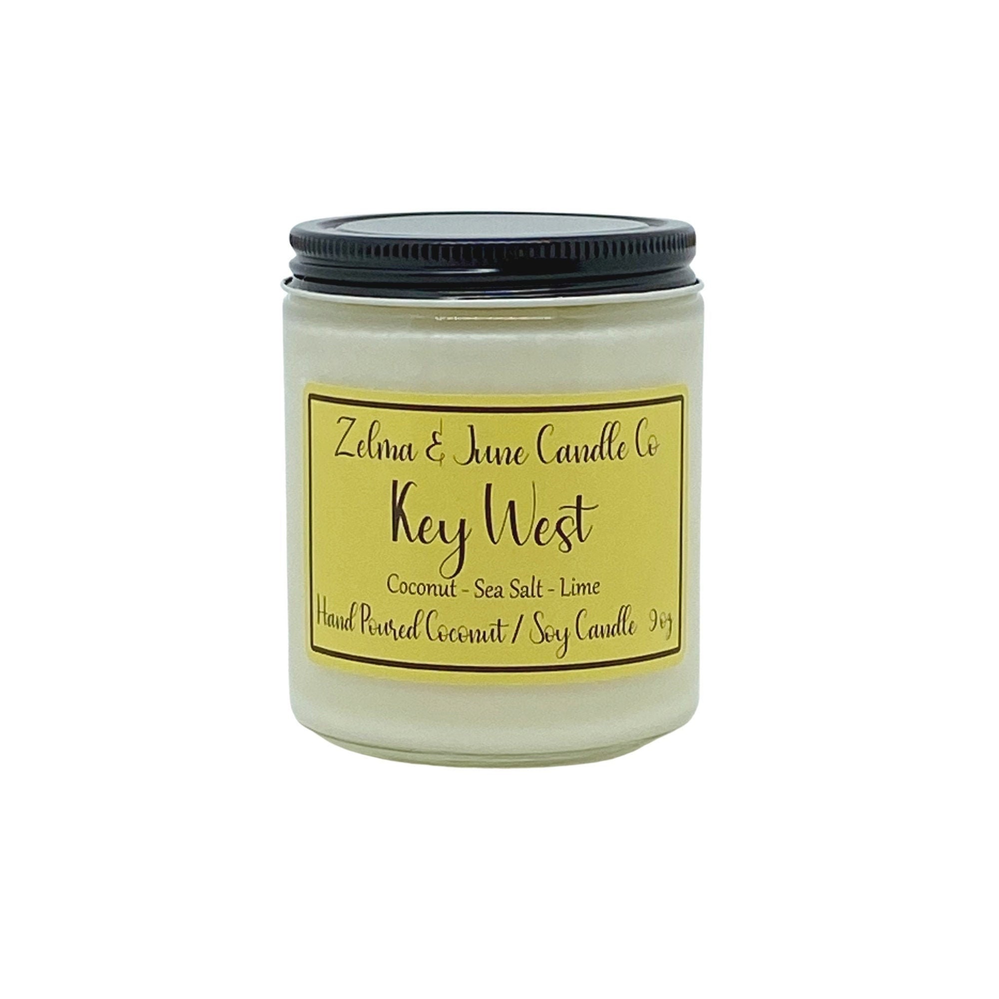 16 oz Hand Poured Soy Candle Key Lime Pie.FREE SHIPPING